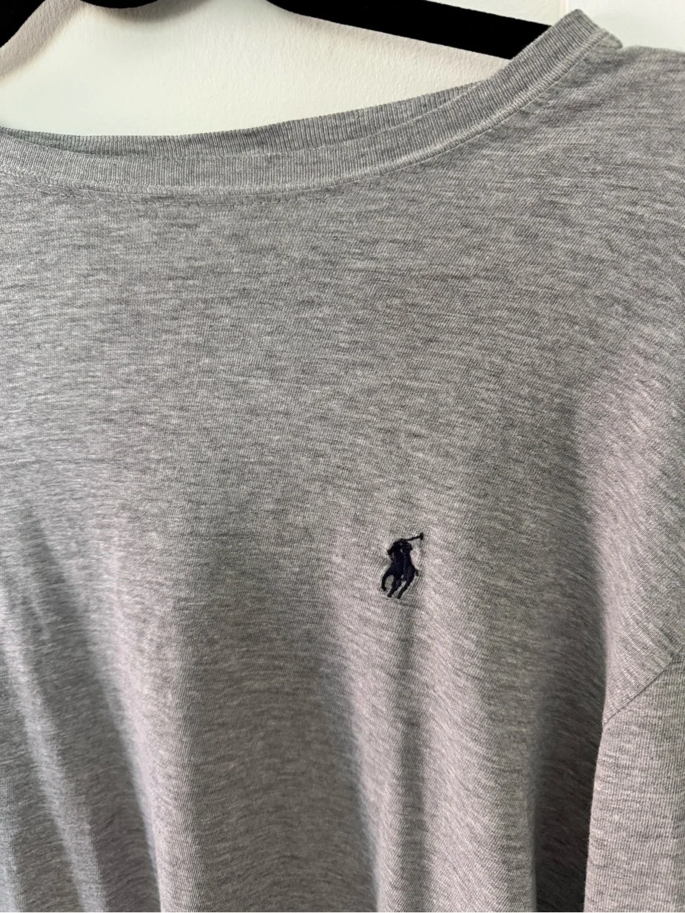 Polo by Ralph Lauren Heather Gray Long Sleeve Crew Shirt